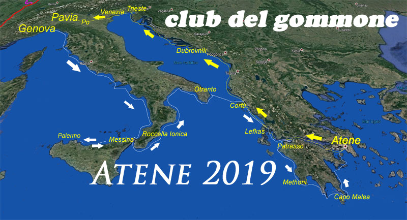 atene 2019 club del gommone